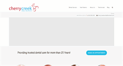 Desktop Screenshot of cherrycreeksmile.com